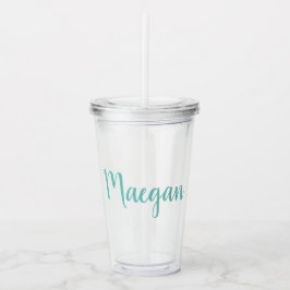 Vaso Acrílico Tumbler MONOGRAM