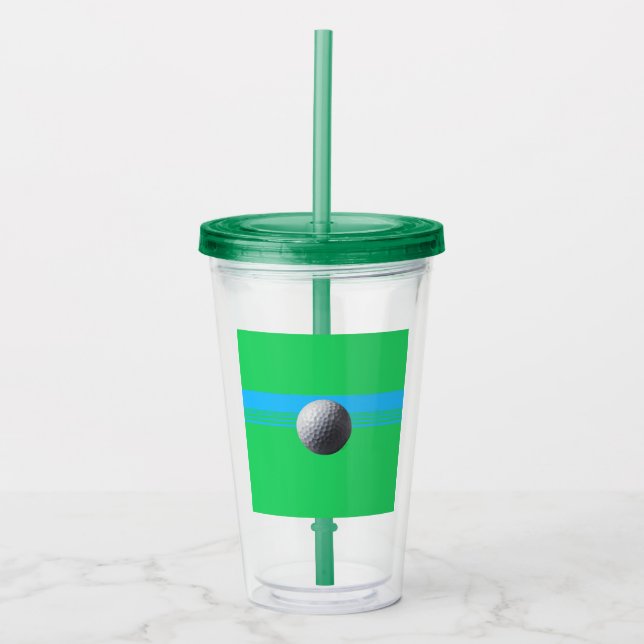 Vaso Acrílico Tumblor acrílico de golfball (Anverso)