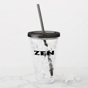 Vaso Acrílico Tumblor acrílico negro zen