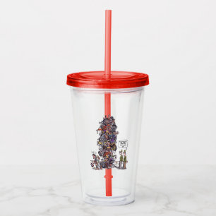 Vaso Acrílico Tumblor acrílico rojo más grande perdedor