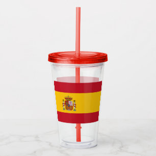 Vaso Acrílico Tumblores de bandera de España