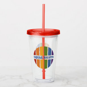 Vaso Acrílico Tumblores Equal Rights