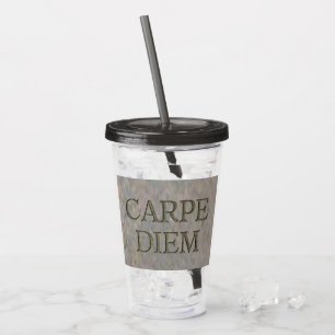 Vaso Acrílico Tumor de acrílico gris de Carpe Diem Stone