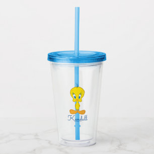 Vaso Acrílico TWEETY™  Pájaro pequeño inocente
