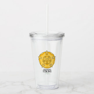 Vaso Acrílico Tyrell Sigil - creciendo fuerte