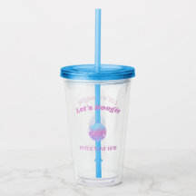 Última fiesta de soltera Disco Tumbler personaliza
