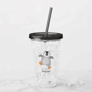 Vaso Acrílico Un emperador alegre, un personalizado de polluelos