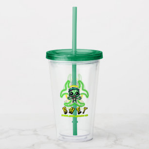 Vaso Acrílico Un zombi divertido
