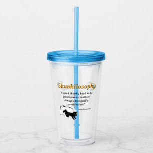 Vaso Acrílico Una buena cabeza descuidada y un buen corazón torp