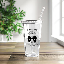 Vaso Acrílico Una Cumpleaños Un Poco Más Grande Fiesta de Martin