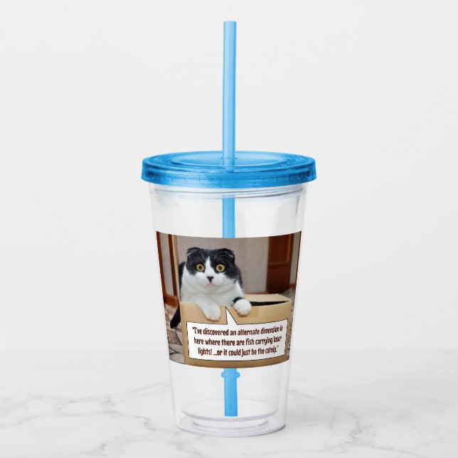 Vaso Acrílico Una dimensión alternativa (Anverso)