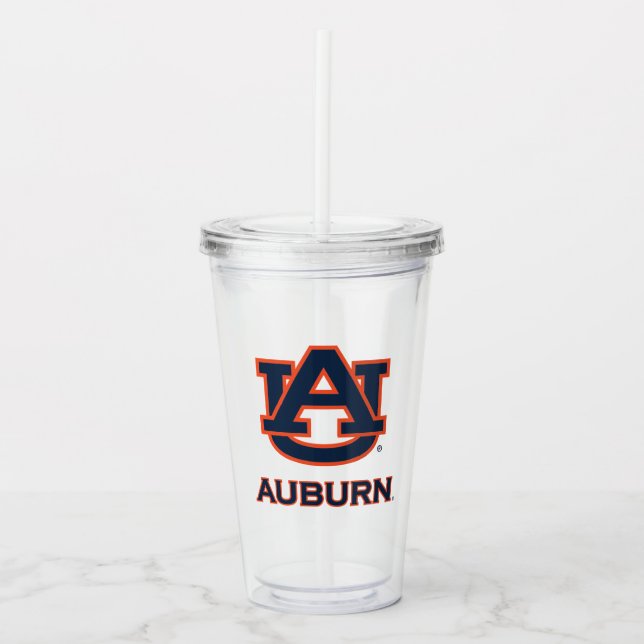 Vaso Acrílico Universidad Auburn | AU Auburn (Anverso)