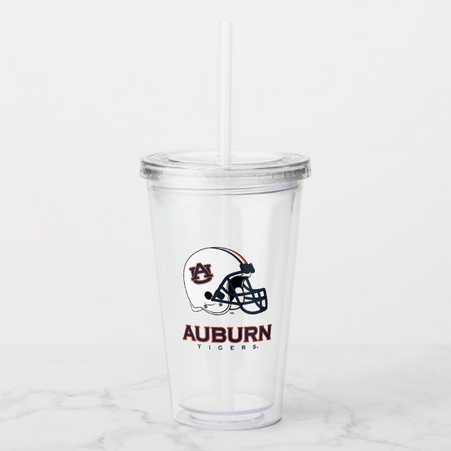 Vaso Acrílico Universidad Auburn | Auburn Football (Anverso)