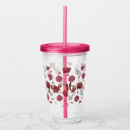 Vaso Acrílico Vajilla para bebidas con estética linda