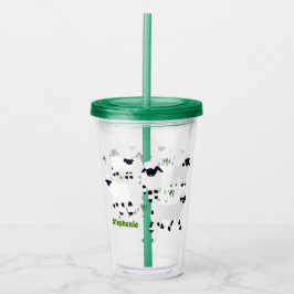 Vaso Acrílico Valais Blacknose Granjeros Personalizados
