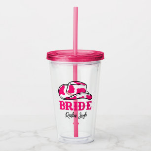 Vaso Acrílico Vaquera Disco Último Rodeo Despedida de Soltera Ac