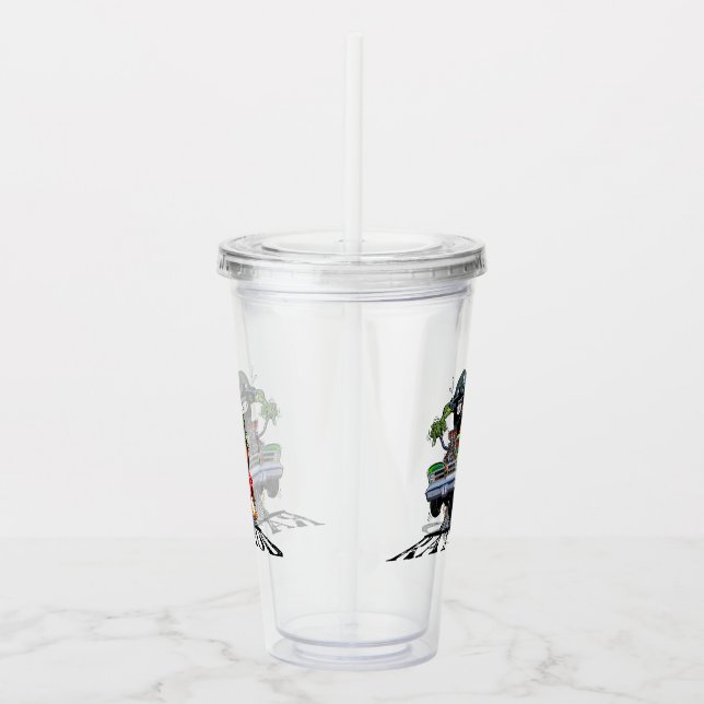 Vaso Acrílico varilla de personalizado (Derecha)