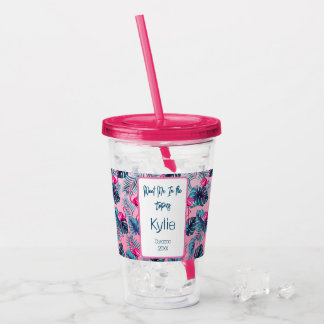 Vaso Acrílico Vase Acrílico de Cumpleaños 'Encuentrame en los Tr