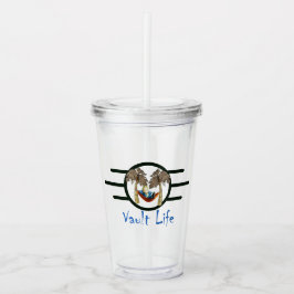 Vaso Acrílico Vault Life Tumbler