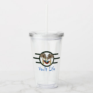 Vaso Acrílico Vault Life Tumbler