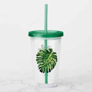 Vaso Acrílico Vegetación de Tumbler Acrílico de la hoja de Monst