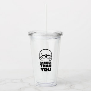 Vaso Acrílico Velma "más elegante que usted" gráfico