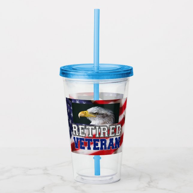 Vaso Acrílico Veterano retirado (Anverso)