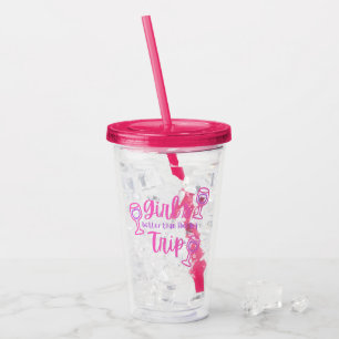 Vaso Acrílico Viaje de chica - Mejor que Terapia con Gafas de Vi