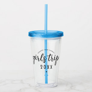 Vaso Acrílico Viaje De chicas Más Barato Que Vacaciones De Perso