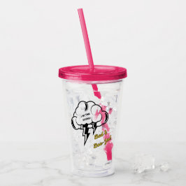 Vaso Acrílico Viajes malos y bú-jee