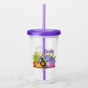 Vaso Acrílico Vida salvaje Safari