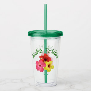 Vaso Acrílico Viernes de Aloha
