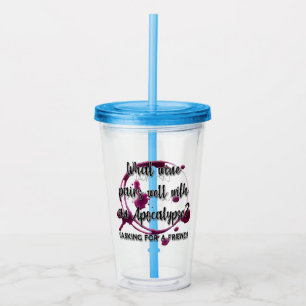 Vaso Acrílico Vino apocalíptico