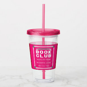 Vaso Acrílico Vintage de los amigos del círculo de lectores