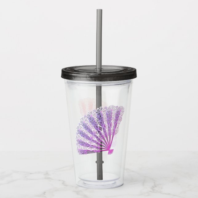 Vaso Acrílico Vintage-Fan (Anverso)