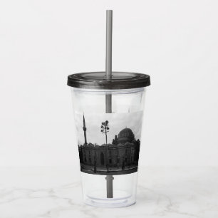 Vaso Acrílico Vintage Turkey Istanbul Beyazit camii mezquita