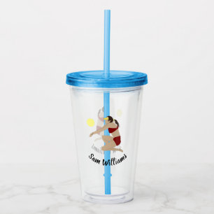 Vaso Acrílico Voleibol playa