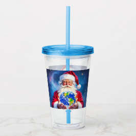 Vaso Acrílico „Weihnachtliche Harmonie“