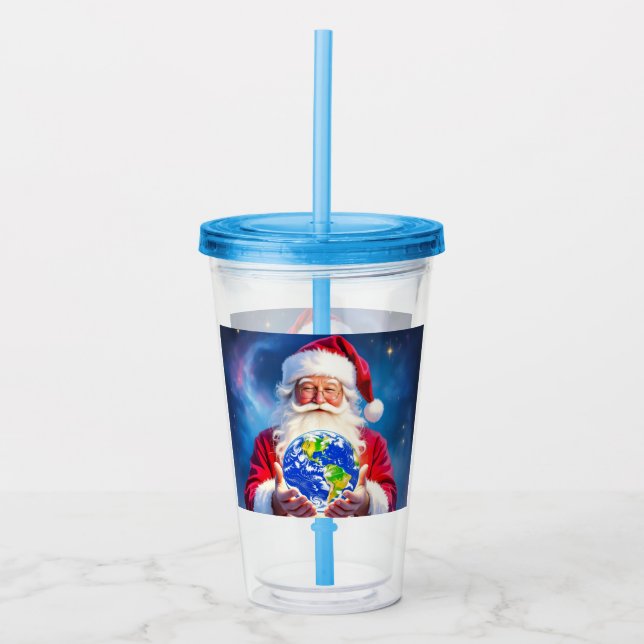 Vaso Acrílico „Weihnachtliche Harmonie“ (Anverso)