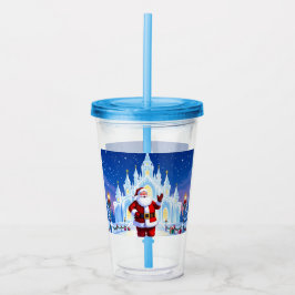 Vaso Acrílico „Weihnachtliche Harmonie“