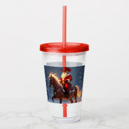 Vaso Acrílico „Weihnachtliche Harmonie“