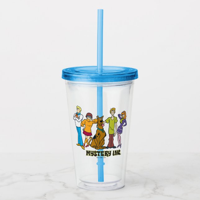 Vaso Acrílico Whole Gang 12 Mystery Inc (Anverso)