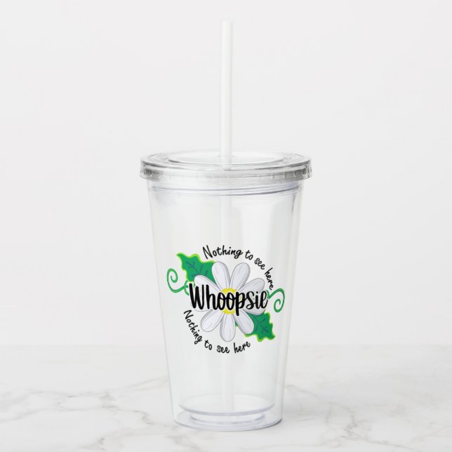Vaso Acrílico Whoopsie Daisy Tumbler (Anverso)