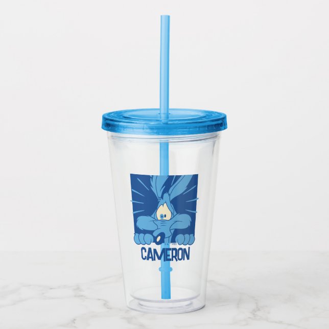 Vaso Acrílico WILE E. COYOTE™ Shocked Expression (Anverso)