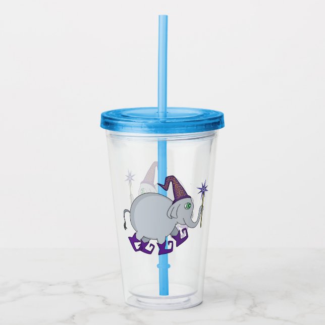 Vaso Acrílico Wizard Elephant (Anverso)