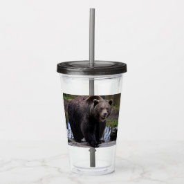 Vaso Acrílico Woodland Bears