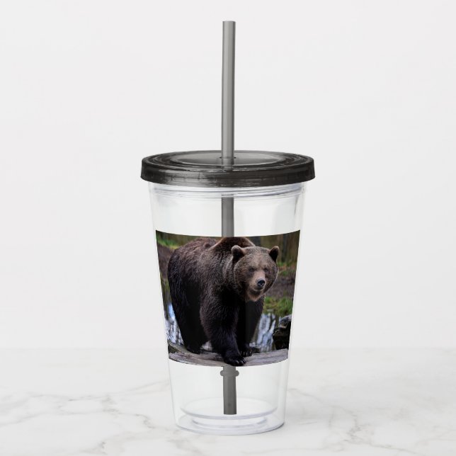 Vaso Acrílico Woodland Bears (Anverso)
