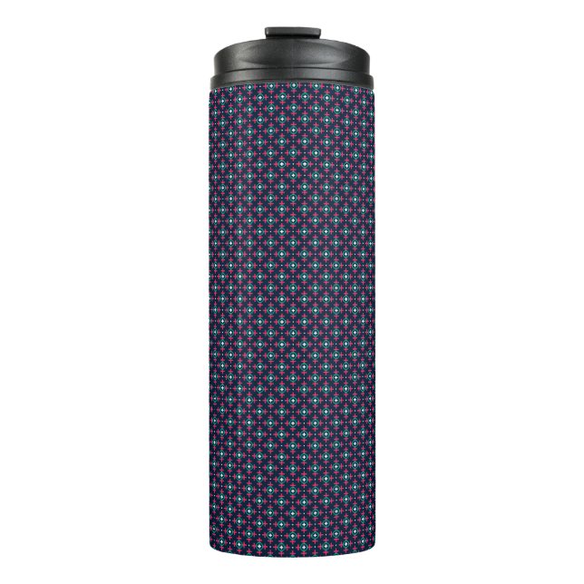 Vaso alto aislado con tapa negra (Anverso)