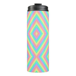 Vaso alto con tapa negra presenta un vibrante