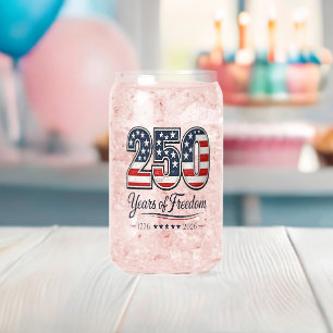 Vaso Con Forma De Lata 250º Aniversario de EE. UU.